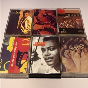 6 cassette tapes of solo artist